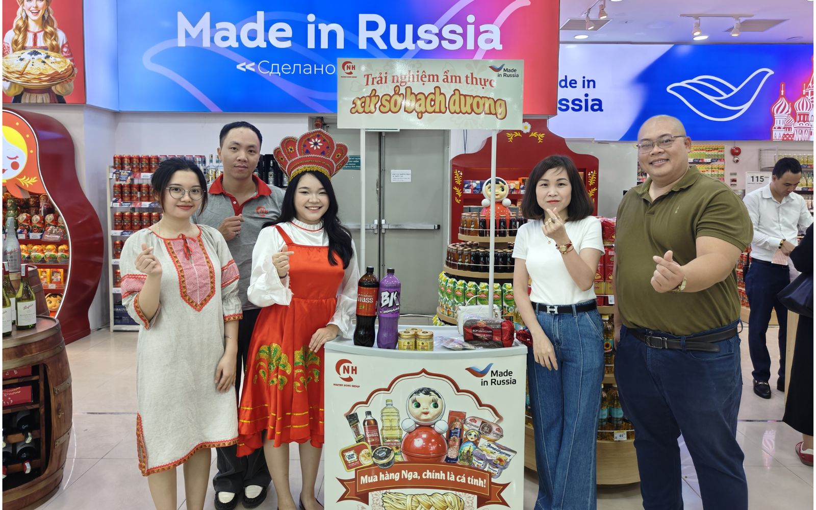 Chính thức ra mắt Góc hàng Nga (Russia Corner) tại WinMart Vincom Long Biên