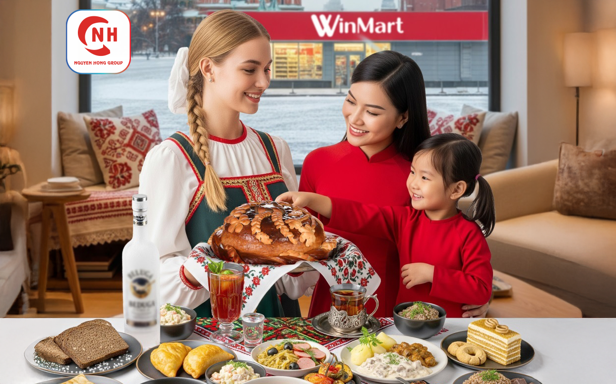 Từ Vincom Royal City đến Vincom Long Biên: Góc hàng Nga lan tỏa ẩm thực và văn hóa Nga