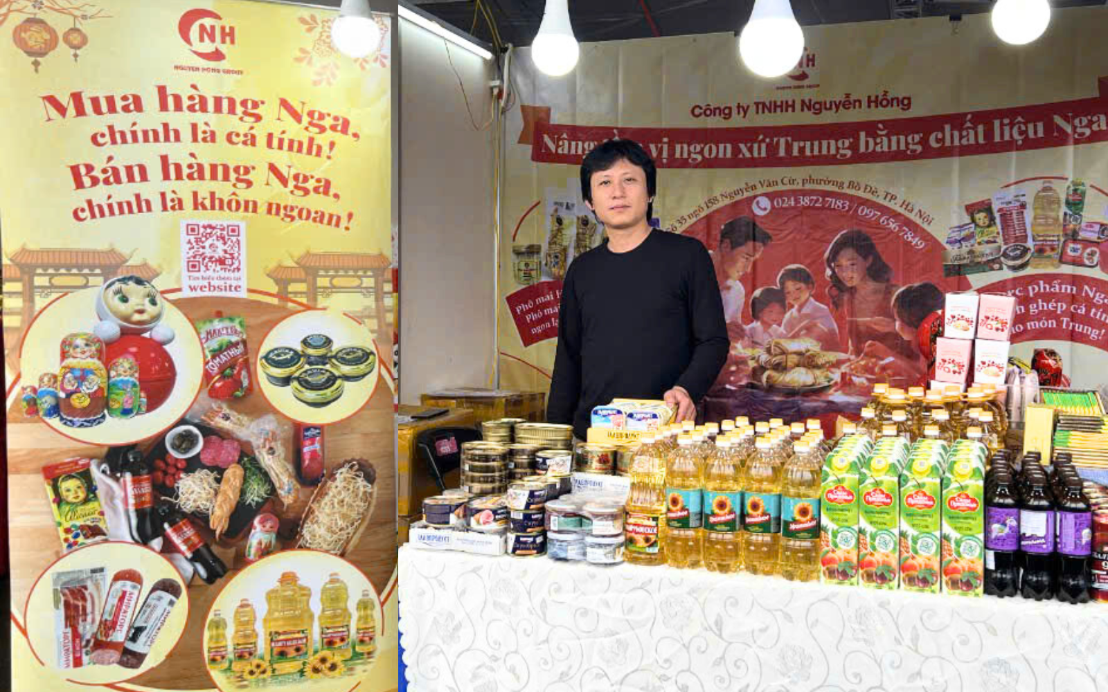 Nguyễn Hồng mang “hương vị Nga” đến Hội chợ Thương mại Quốc tế Việt – Trung 2025