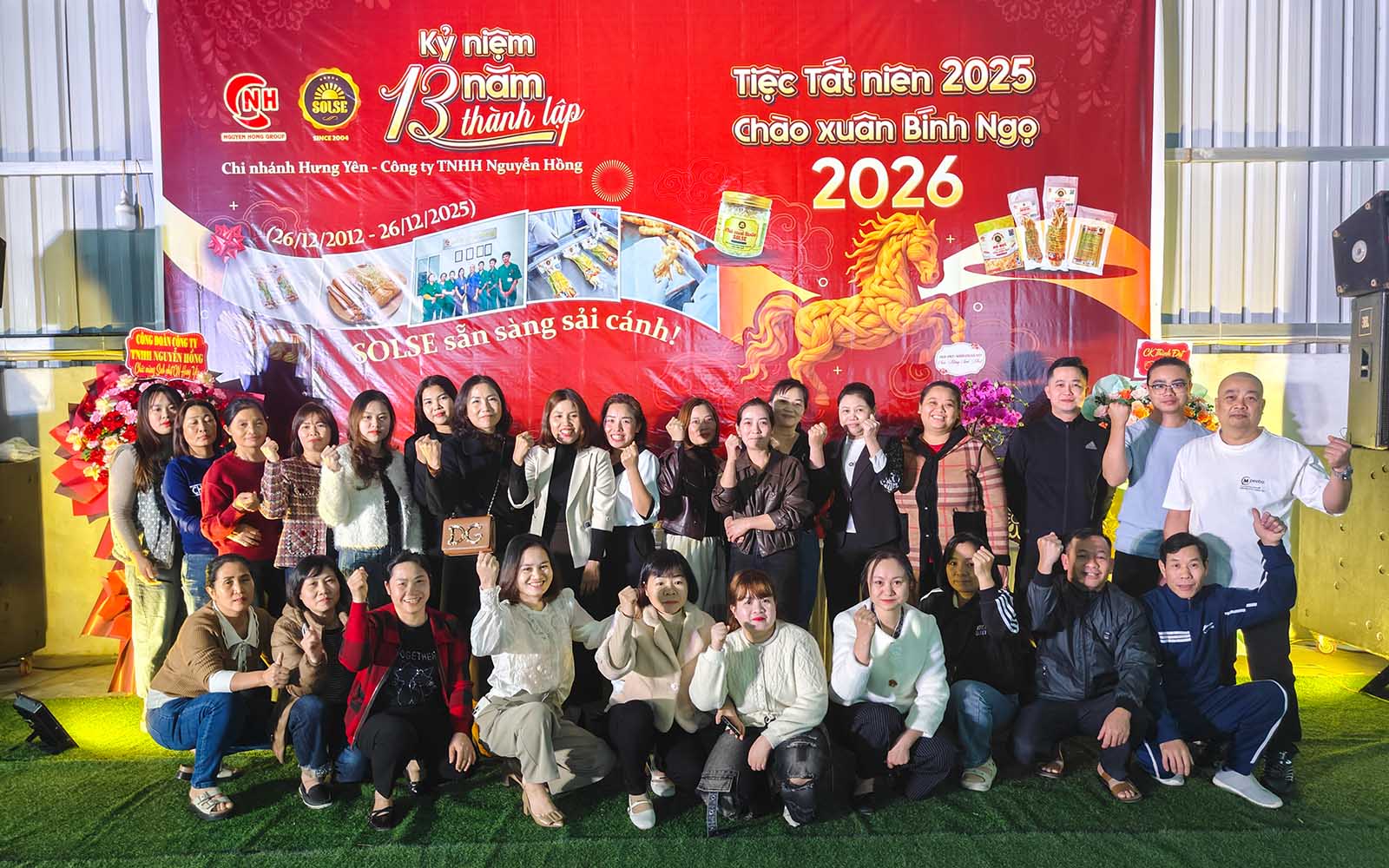 lễ kỷ niệm 13 năm thành lập Chi nhánh Hưng Yên – Công ty TNHH Nguyễn Hồng
