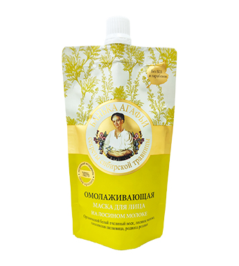 Mặt nạ trẻ hóa da sữa nai Agafya Recipes