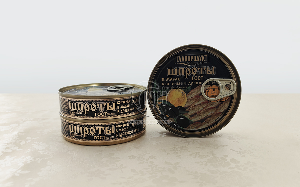 Cá trích Baltic ngâm dầu Glavproduct