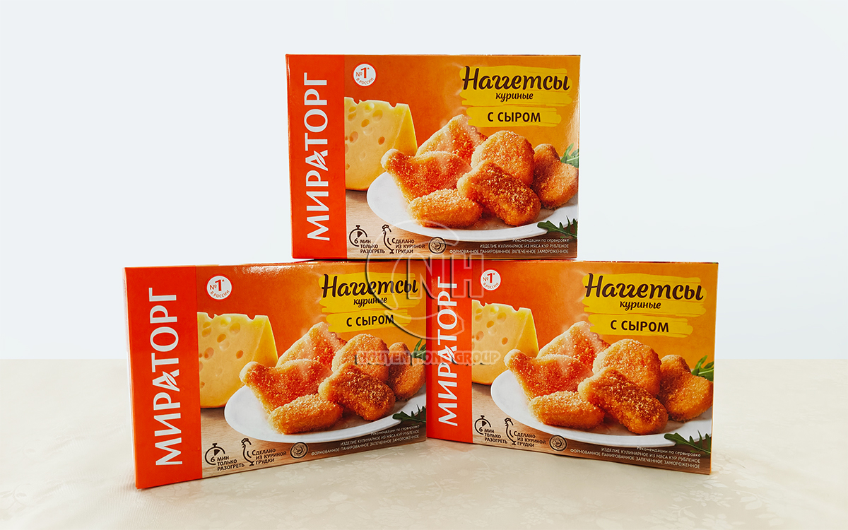 Gà viên chiên nhân phô mai Miratorg