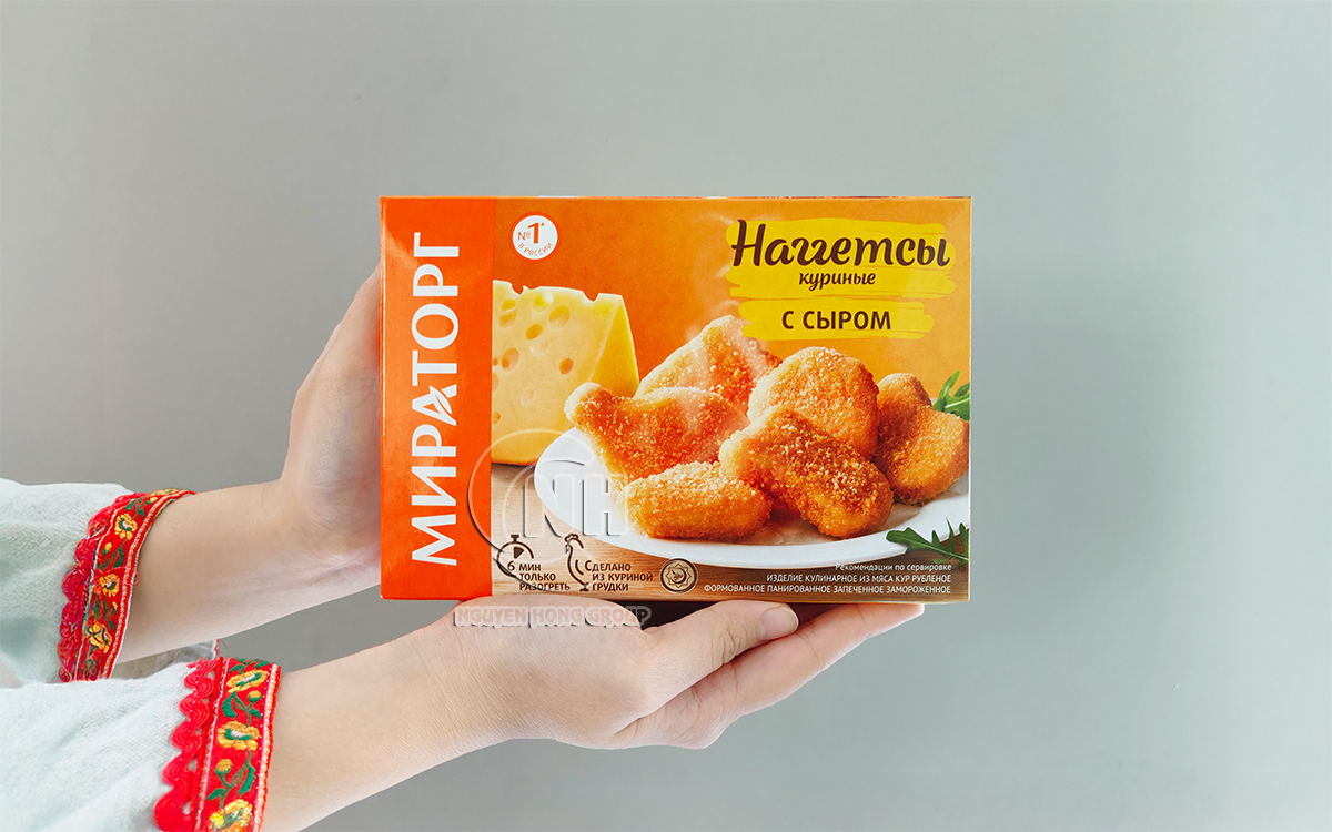 Gà viên chiên nhân phô mai Miratorg