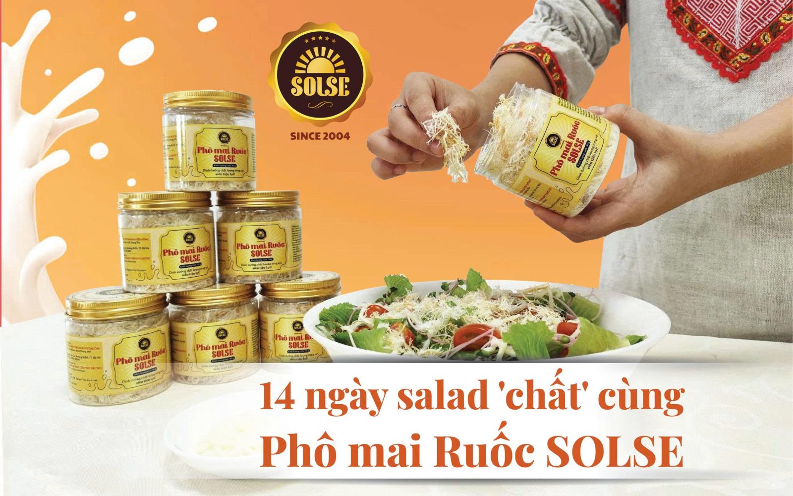 Nội dung cuộc thi “14 ngày salad ‘chất’ cùng Phô mai Ruốc SOLSE”