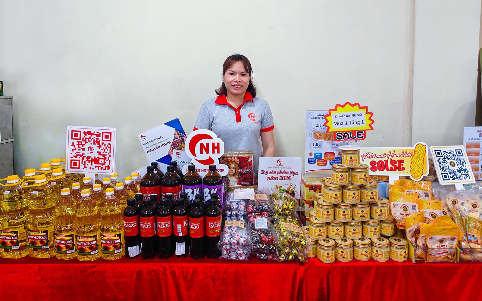 Phô mai Hun khói SOLSE góp mặt tại Tuần lễ Nông sản sạch – an toàn 