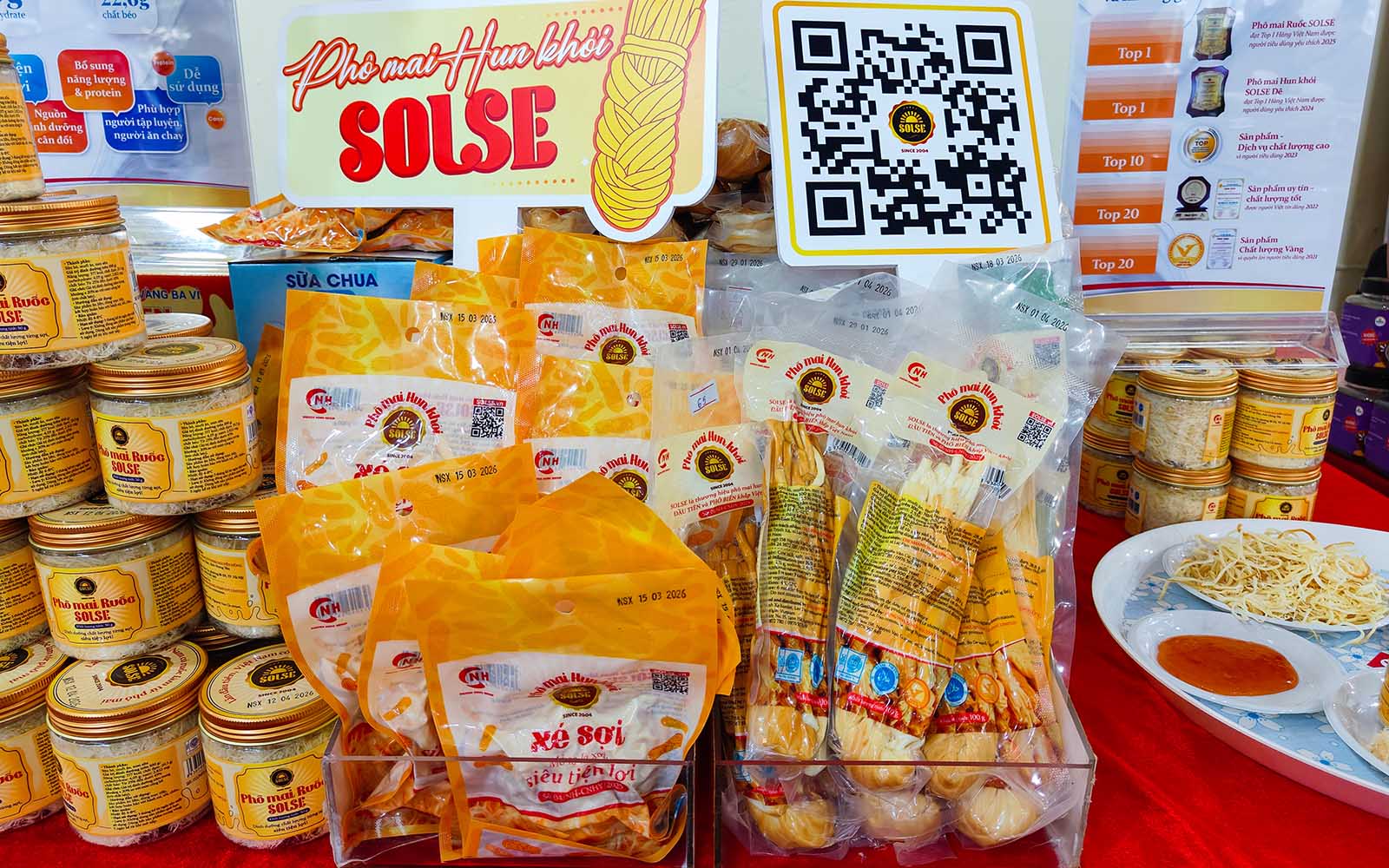 Phô mai Hun khói SOLSE góp mặt tại Tuần lễ Nông sản sạch – an toàn 