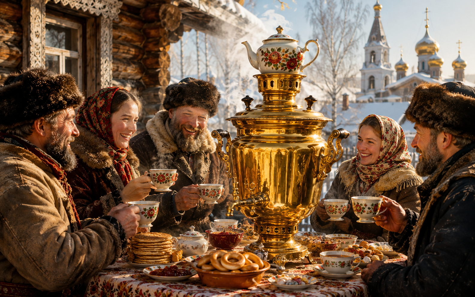 Ấm Samovar - Chiếc ấm trà lưu giữ tinh thần hiếu khách của người Nga